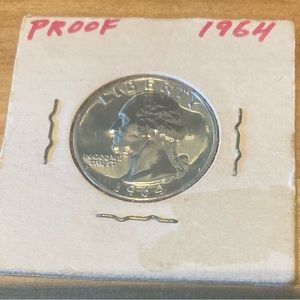 1964 Washington Proof Quarter